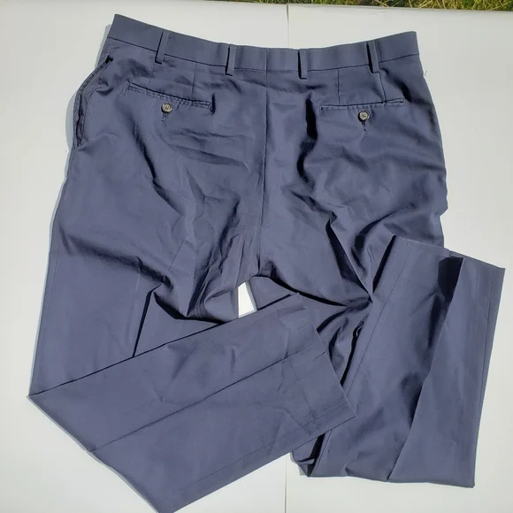 Lauren Ralph Lauren Wool Navy Pants Size 38 x 30 - Picture 4 of 8
